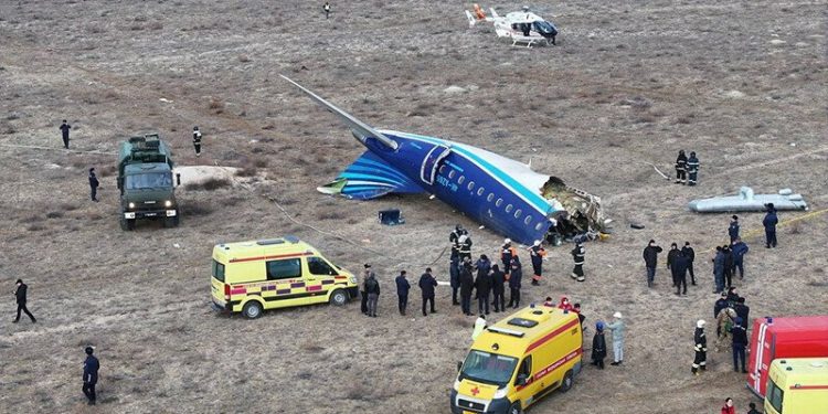 27 survive as passenger plane flying from Azerbaijan to Russia crashes in Kazakhstan