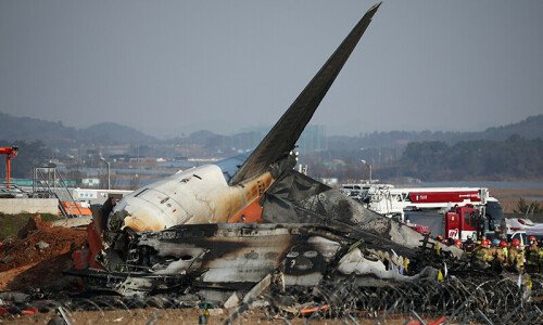 Plane with 181 on board crashes in South Korea, killing 85