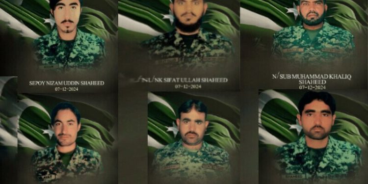 6 soldiers martyred, 22 terrorists eliminated in KP operation