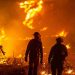 Mass evacuations after explosive new fire erupts near Los Angeles