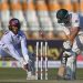 West Indies earn slender lead over Pakistan after Noman hat trick