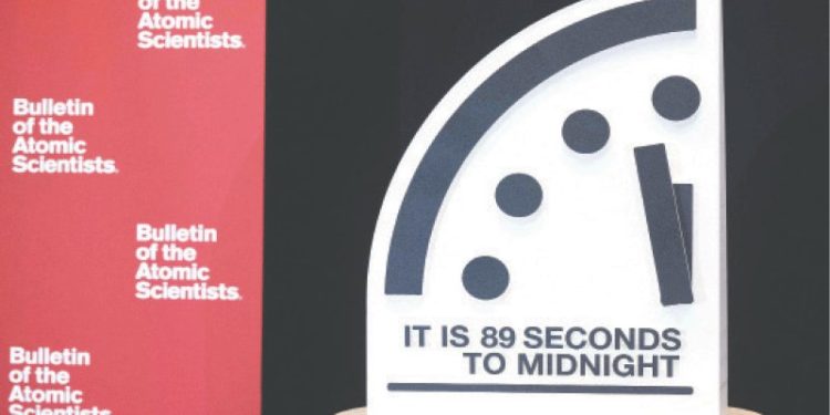 Atomic scientists adjust ‘Doomsday Clock’ closer than ever to midnight