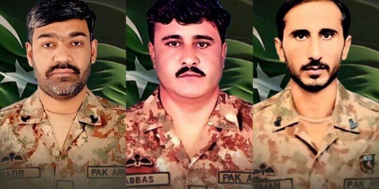3 soldiers martyred, 19 terrorists killed in KP operations: ISPR
