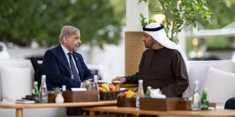 PM Shehbaz meets UAE president in Abu Dhabi to further strengthen bilateral ties