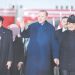 Erdogan touches down