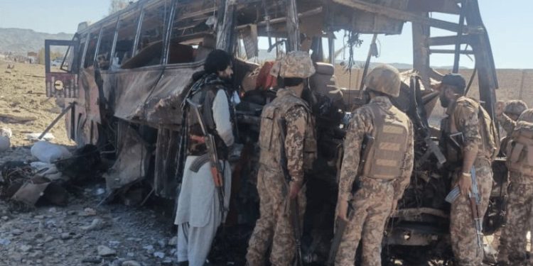 5 FC personnel martyred, at least 12 injured in explosion near convoy in Balochistan’s Noshki