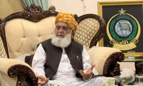 Fazl plans protests against ‘puppet govt’ after Eid