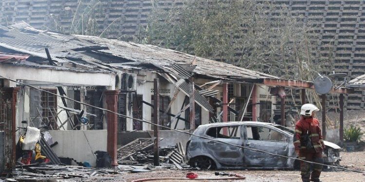 Dozens in hospital in Malaysia after towering blaze on Petronas gas pipeline
