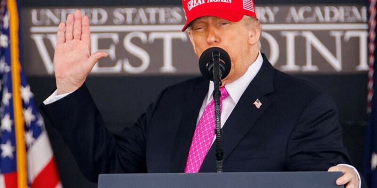 Trump rips into diversity and inclusion policies in rally-style speech