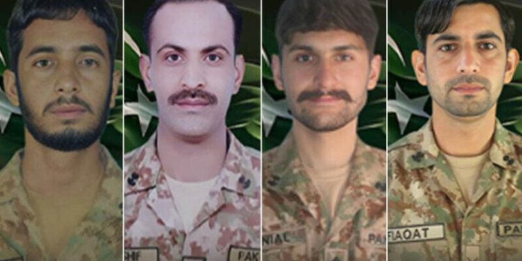 Four soldiers martyred, 12 terrorists killed in operations across KP and Balochistan: ISPR