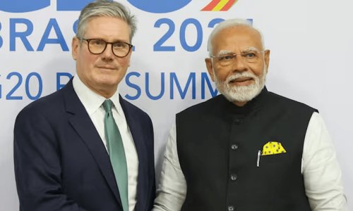 Britain and India clinch landmark trade deal in shadow of Trump’s tariffs