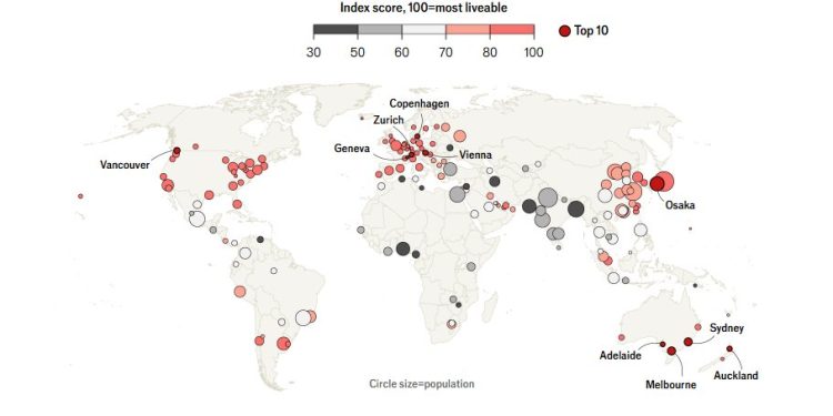 Karachi once again ranks among least liveable cities in global survey