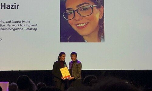 Imaan Mazari wins World Expression Forum award for advocacy of rule of law and justice