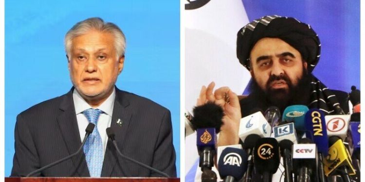 Afghan FM speaks to Ishaq Dar, terms improvement of ties ‘positive development’