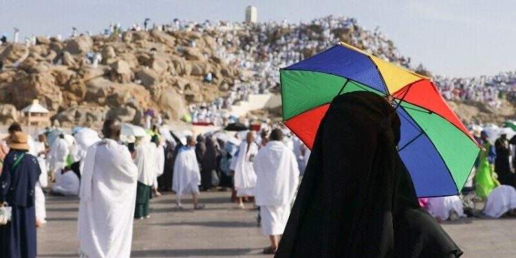 ‘Very blessed’: Muslim pilgrims pray at Mount Arafat in Haj apex