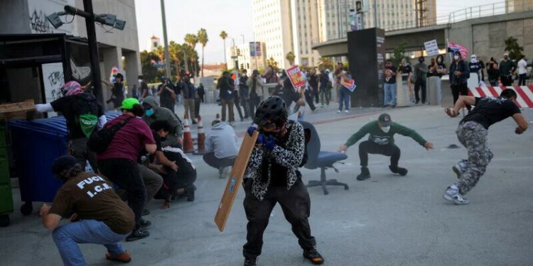 US steps up immigration crackdown with LA raids, NY courthouse arrests