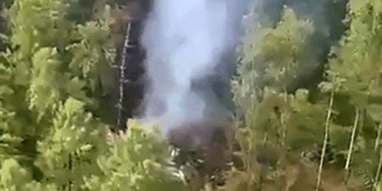 Plane carrying 49 crashes in Russia’s far east: authorities