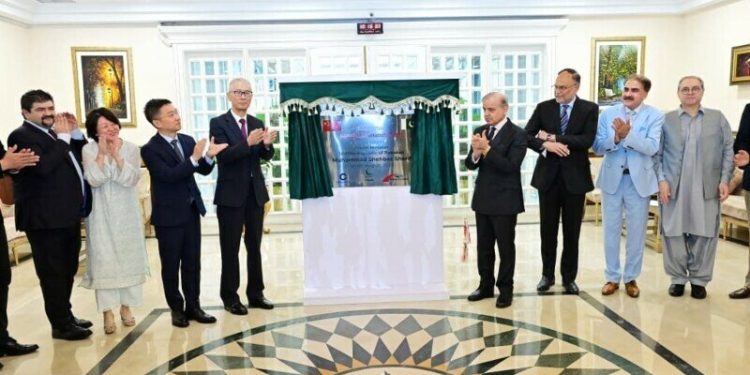 PM Shehbaz inaugurates Chinese textile group’s special economic zone in Islamabad