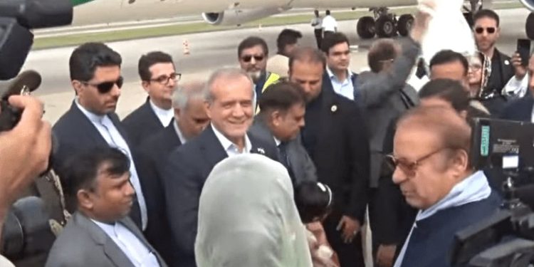 Iran president lands in Islamabad for 2-day visit, eyeing to boost trade ties
