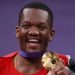 GOLD FOR KESHORN WALCOTT OF TRINIDAD AND TOBAGO
