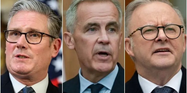UK, Australia and Canada formally recognise Palestinian state