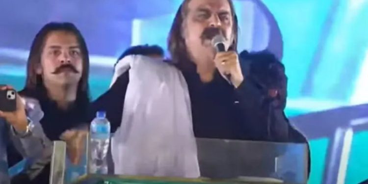 KP govt does not support ‘operations’, Gandapur tells Centre at PTI rally in Peshawar