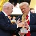 Trump back in sports spotlight at US Open final