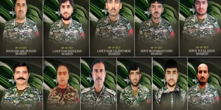 Lt Col, major among 11 personnel martyred in IBO in KP’s Orakzai: ISPR