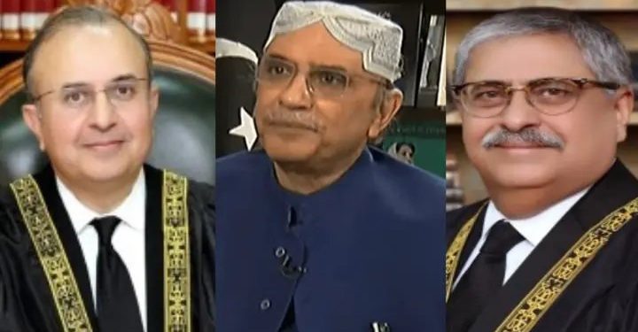 President Zardari accepts resignations of SC judges Mansoor Ali Shah and Athar Minallah