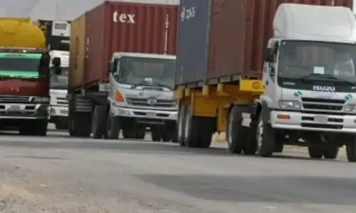 Transporters hold firm as talks continue