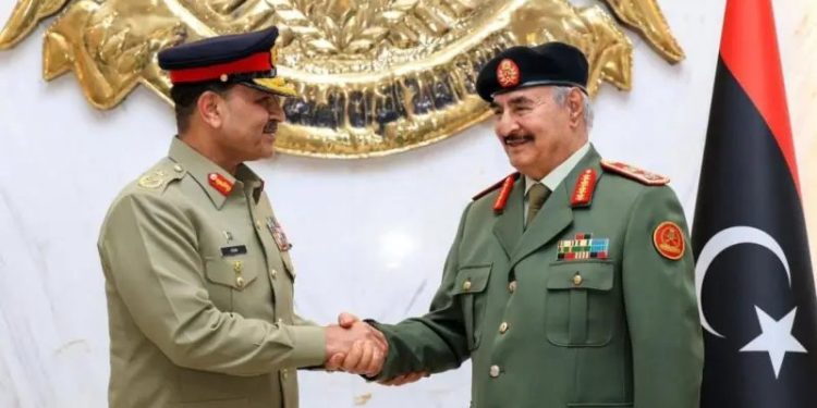 CDF Field Marshal Munir reaffirms commitment to stronger defence ties with Libya