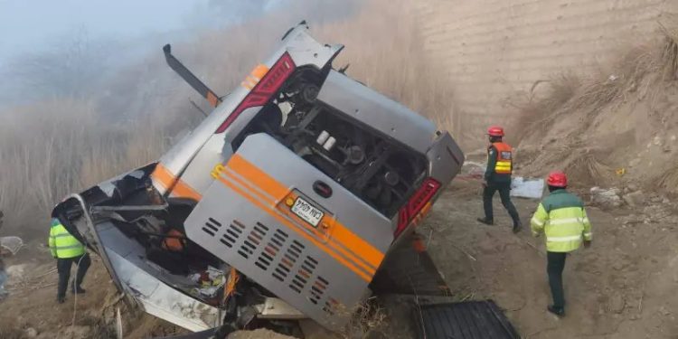 5 killed, 24 others injured as bus plunges into ravine near Talagang