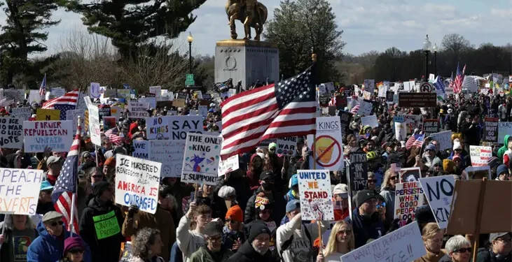 Anger over Iran war adds fuel to anti-Trump rallies in US