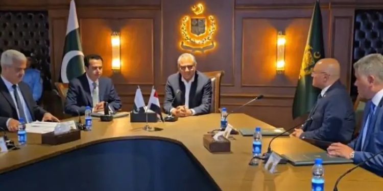 Naqvi discusses cooperation in counter-terrorism, cybercrime with delegation from Egypt