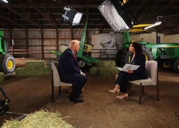 ‘Let’s call it quits’: Trump storms out of tense, rain-plagued interview when confronted over election fraud claims